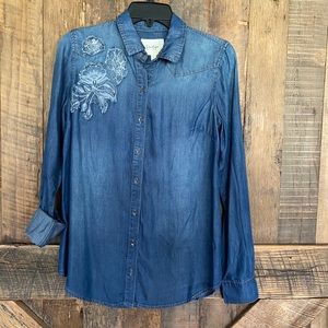 NWT western denim shirt size small